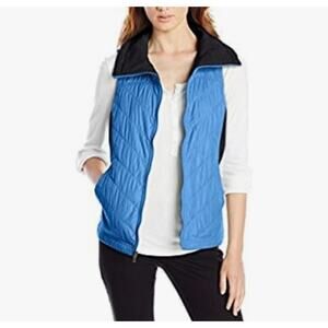 Columbia Women's Mix It Around Blue Puffer Vest Size Large Lightweight